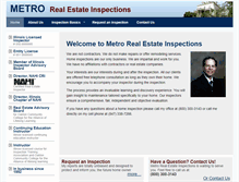 Tablet Screenshot of metroinspections.com